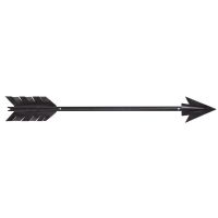 Rustic Western Antiqued Bronze Decorative Arrow