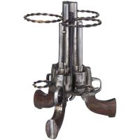 Triple Pistol Wine Bottle Holder