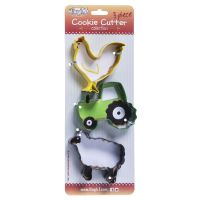 3 Piece Farm Animals Cookie Cutter Collection
