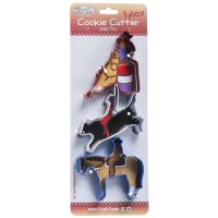 3 Piece Western Cookie Cutter Collection