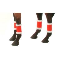 Set of 4 Christmas Holiday Leg Wraps