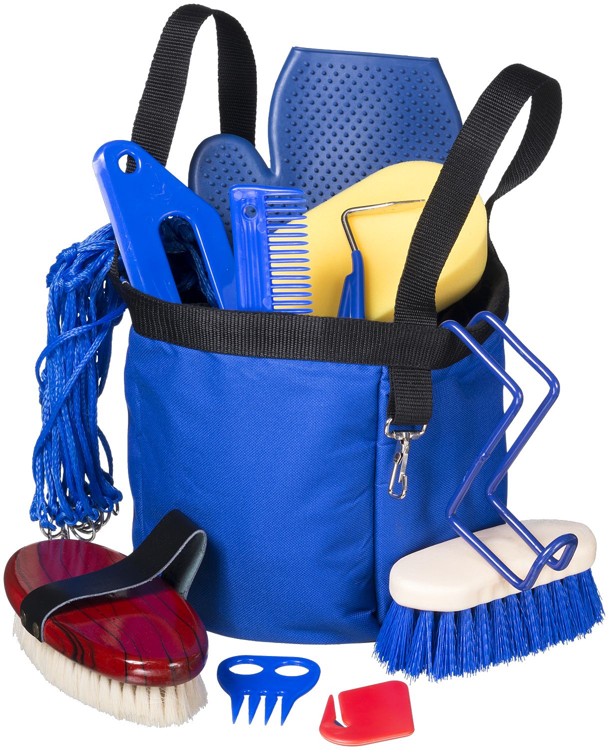 12 Piece Horse Grooming Set with Grooming Caddy