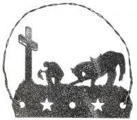 Equine Motif Themed Metal Ornaments