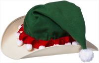 Elf Hat Helmet and Western Hat Cover