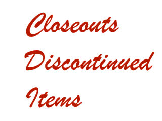 Closeouts Discontinued Items