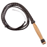 Swivel Handle Hand Braided 8ft Bull Whip