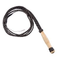Swivel Handle Hand Braided 10ft Bull Whip