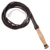 Swivel Handle Hand Braided 12ft Bull Whip