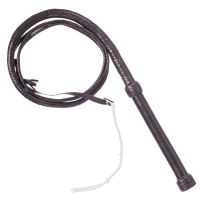 Silver Royal by Tough1 8ft Deluxe Braided Bull Whip
