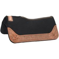 Tough1 Black Lotus Saddle Pad - 31" x 32" x 1"