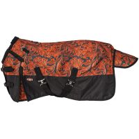 Tough1 1200D Tooled Leather Miniature Turnout Blanket with Snuggit
